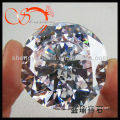 37mm aaa 73 faceted clear white large diamond cubic zirconia(CZRD0015-37mm)